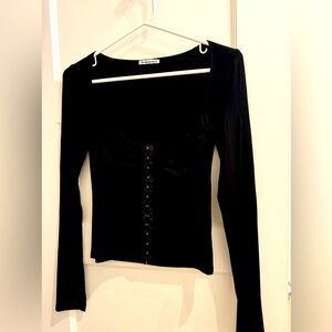 REFORMATION HOOK AND EYE LONG SLEEVE